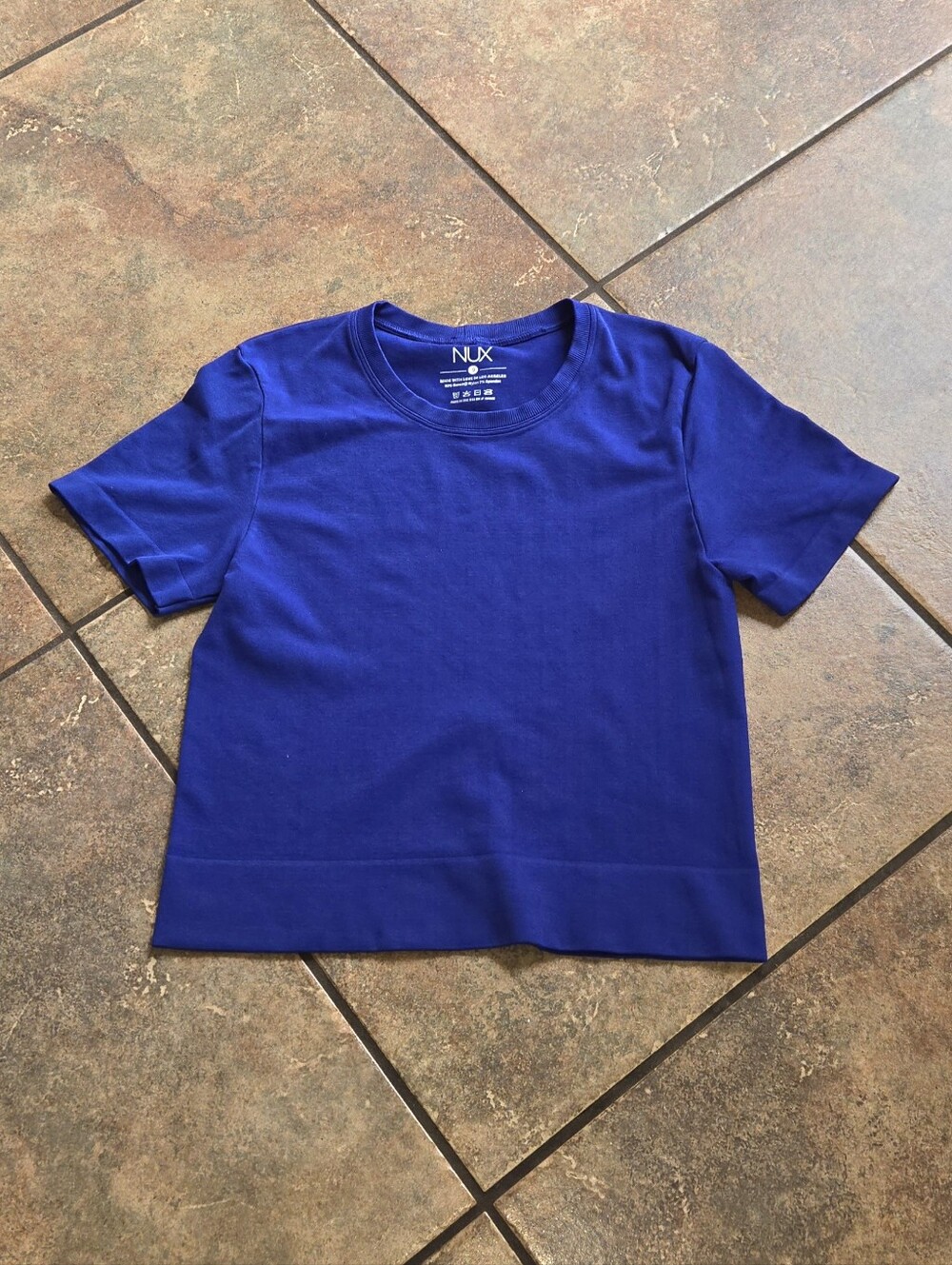NUX Kids Short Sleeve Tee in Royal Blue